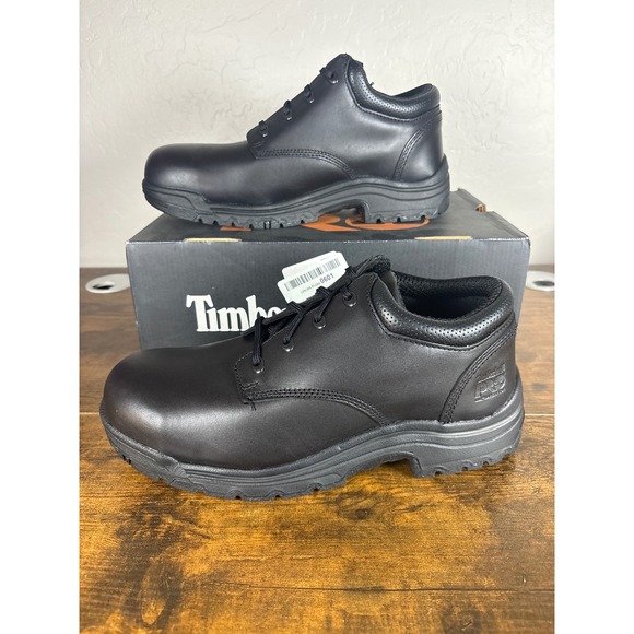Timberland PRO Titan Oxford Alloy Safety Toe Black Work Shoes Mens 10 main image 7